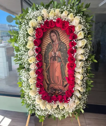 Corona Virgen María (85 cm) – Florería Paola